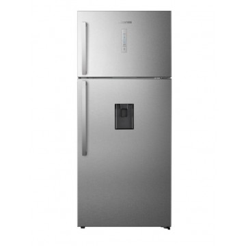 Hisense Ψυγείο Δίπορτο 553lt Total NoFrost Υ185.2xΠ79.4xΒ72.6εκ. Inox RT728N4WCE1